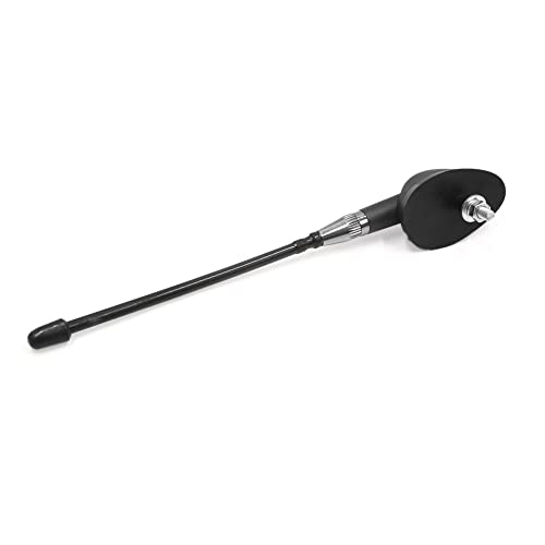 sourcingmap Car Auto Roof Mount PVC Flexible Electronic AM FM Radio Antenna, Black, 28 x 12 x 9 cm - Image 4