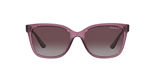 Vogue Transparent Purple Frame Sunglasses