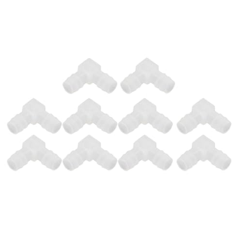 NEIQIUWING Raccord de tuyau en plastique, adaptateur à 90°, raccord de tuyau d'eau, en forme de L, même diamètre