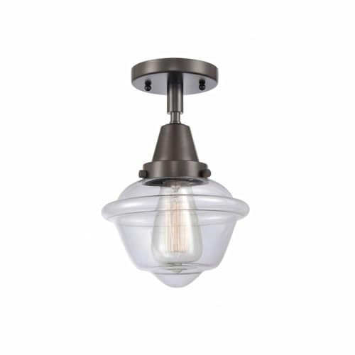 Innovations 447-1C-OB-G532 One Light Flush Mount from Franklin Restoration Collection
