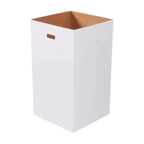 Box USA 50 Gallon 10-Pack Cardboard Trash Cans and Recycling Bins