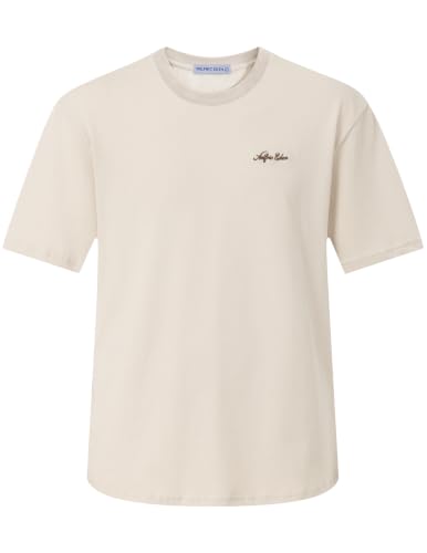 Image of Aelfric Eden Mens T Shirts Casual Heavyweight Cotton Classic Tees Short Sleeve Tops