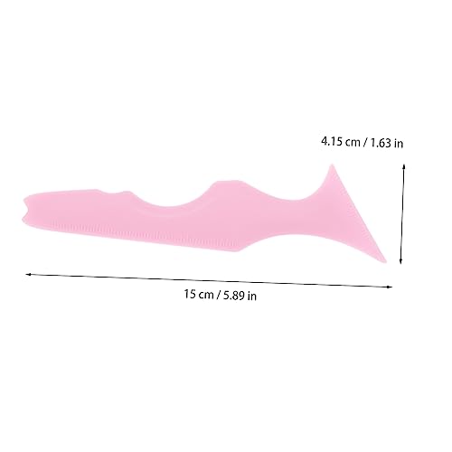 Ipetboom 2pcs herramienta de maquillaje de silicona para delineador miniatura 5