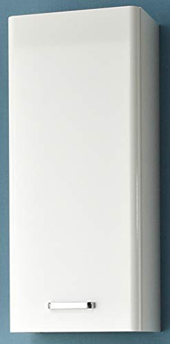 Pelipal Wall Mounted Cabinet, Wood Effect, High-Gloss White, 20 x 30 x 70 cm Main Image Small