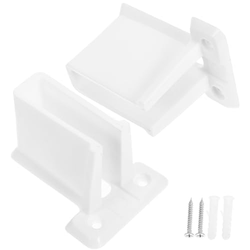 Luxshiny Soportes de Estantería de Alambre Resistentes 2 Piezas Tornillos para Montaje en Pared en Esquina, Ideales para Almacenamiento en Armarios y Estantes Multiuso