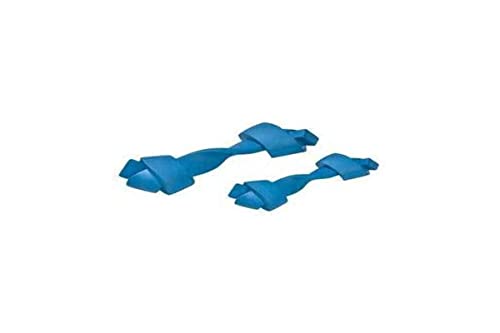 Bobby Rope M - Rubber Dog Toy, Durable Dog Toy, Rope Dog Toy for Dental Hygiene Washable, Blue, 18x6x4,7 CM