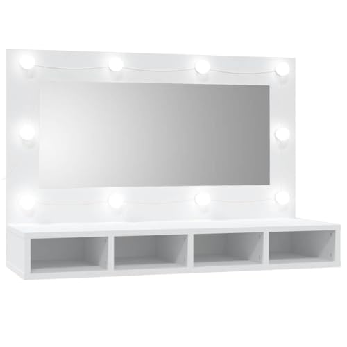 VidaXL Mueble con Espejo y LED Baño Corredor