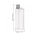 uxcell 2Pcs Epoxy Gun Adhesive Cartridge, 122mm Plastic Resin Mixer Dual Glue Cartridge with Gray Piston for 50ml/1.7oz 10:1 AB Glue Adhesive Gun