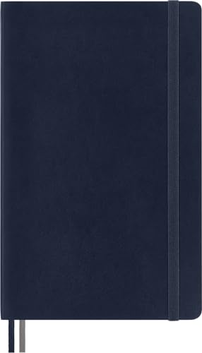 Carnet de notes Moleskine classique grand format souple bleu 400p - 4