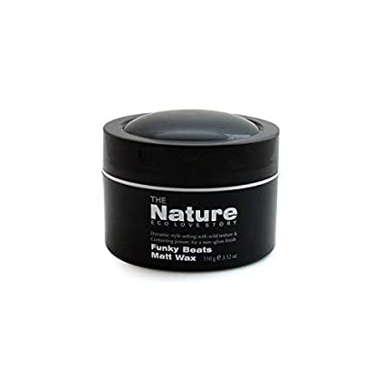 The Nature Eco Love Story Funky Beats Matt Wax 3.23 oz Strong Hold & No Shine Matt Finish, Good Smell & Easy to Wash off