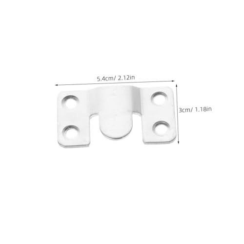 Image of SEWACC 2pcs Flush Mount Brackets for Picture Frames Mirrors Hanging Hardware for Headboard Wall Mounting Versatile Interlocking Hooks for Home Decor