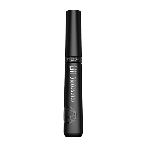 L'Oréal Paris Telescopic Extra Black Máscara de Pestañas, 5 mm Longitud