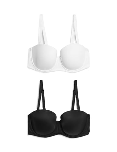 Image of Marks & Spencer Womens Polyamide Blend Padded Wired Multiway Bra (Pack of2)