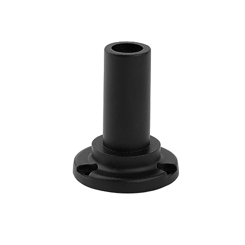 Deckorators Straight Wall Mount - Textured Black (with Screws and Beauty Rings)