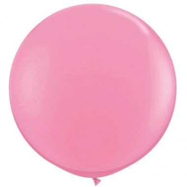 Image of AFTERLOON Biodegradable Balloons 3 pcs 36 Inch Orb Perfect Round Giant Extra Large Dusty Rose Pink 36 Inch Giant Durable Thickened Strong Jumbo Big Helium Float Decorations