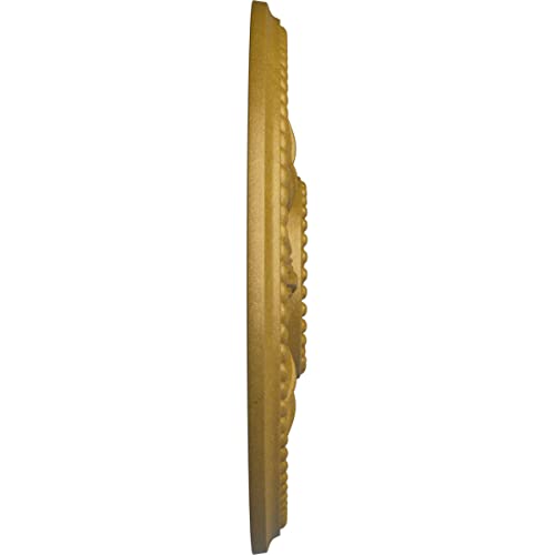 Image of Ekena Millwork CM18EDPGS Edinburgh Ceiling Medallion fits Canopies up to 5 1 /4, Pharaohs Gold