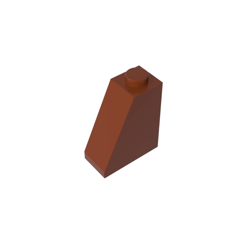 Gobricks 60481 Slope Brick 2x1x2 65° Sloped Brick 50 Pieces GDS-618 Compatible with Lego Building Blocks Color:Reddish Brown