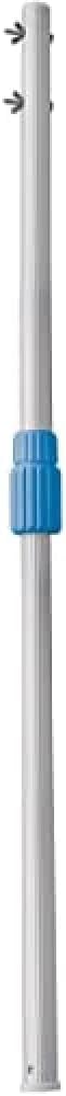 Siqua Pertiga Telescopica con Cierre de Clip y Palomilla. 5M Extensible. Palo para Piscina de Aluminio Estriado. Pertiga Limpiafondos Piscina. Mango Telescópico Piscina.Mango Universal