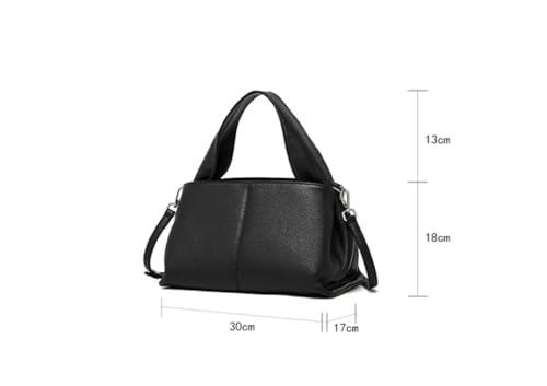 Women's vintage shoulder bag top layer niche women's bag3