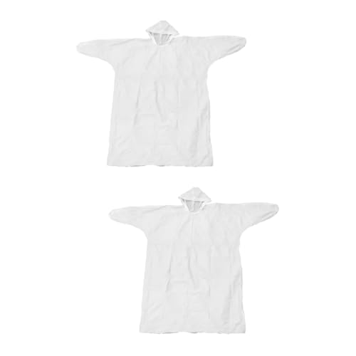 BESPORTBLE 2St Outdoor Regnrock Regnkläder Dam Regnrock