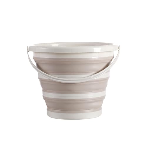 Gorocking 折りたたみバケツ 10L おしゃれ キャンプ 洗濯 洗車 足湯 釣り