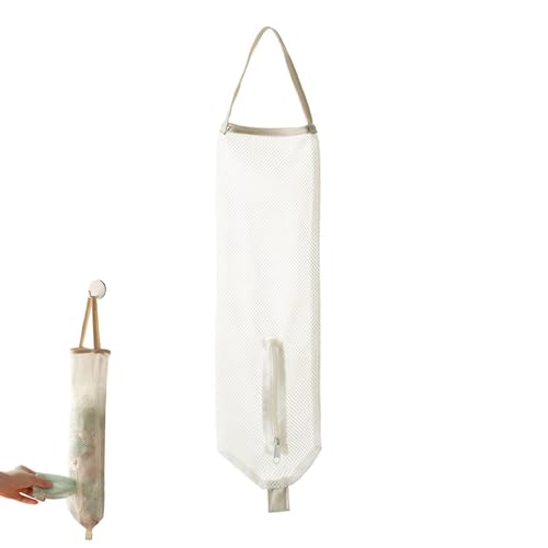 Bolsas de almacenamiento de cebolla de malla, dispensador de pared reutilizable, soporte de residuos de cocina, organizador de verduras de fácil acceso, organizador de verduras con ventilación