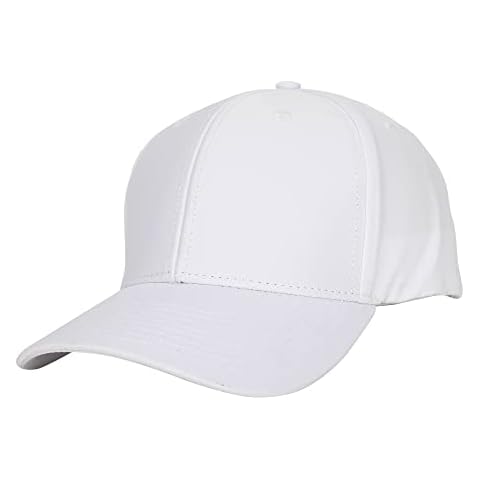 Great Call Athletics | Professional Referee Hat | White | Premium Poly Spandex Flex Fit Cap | Football, White, Small/Medium (7 - 7 1/4) Cover