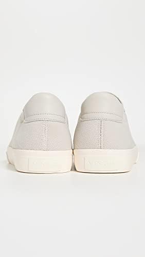 Vince Men's Fulton Knit Sneakers, Horchata, Off White, Grey, 13 Medium US | Image 2