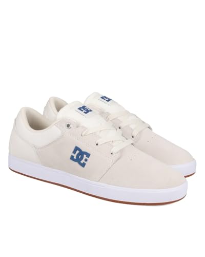 DC Shoes Zapatillas Crisis 2 para Hombre, Color Blanco y Goma, Talla 42,5 EU, Off White Gum, 42.5 EU