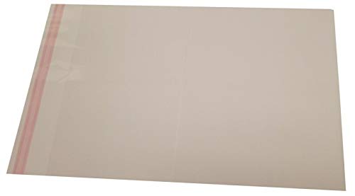 100 OPP Adhäsionsverschlussbeutel Raschelbeutel Knisterbeutel 250x350 Folienversandtaschen Folien Tüten Flachbeutel Klebestreifen