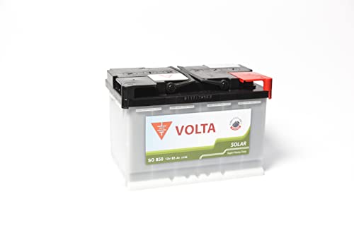 Bateria Solar 85Ah C100 - Borne +Dcha - Medidas Largo 278 x Ancho 175 x Alto 190 mm con 2 años de Garantía - Fabricación Europea Cover