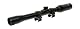 Gamo 4 x 20 TV WA Sportschießbrille schwarz