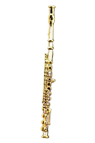 Flute Pin - 24k Gold Plated