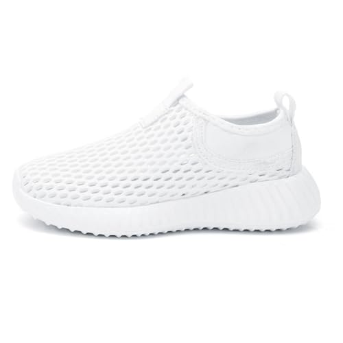 Boys Girls Candy Color Breathable Mesh Casual Sneakers Lightweight Slip On Sports Running Tennis Shoes