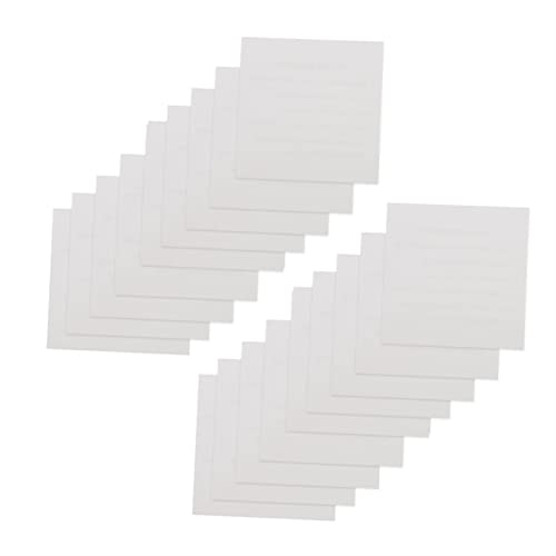 Toddmomy 20pcs TPU Transparent Repair Patches Self-Adhesive Stickers for Tent Jacket Umbrella Inflatable Products Easy to Use Durable Repair