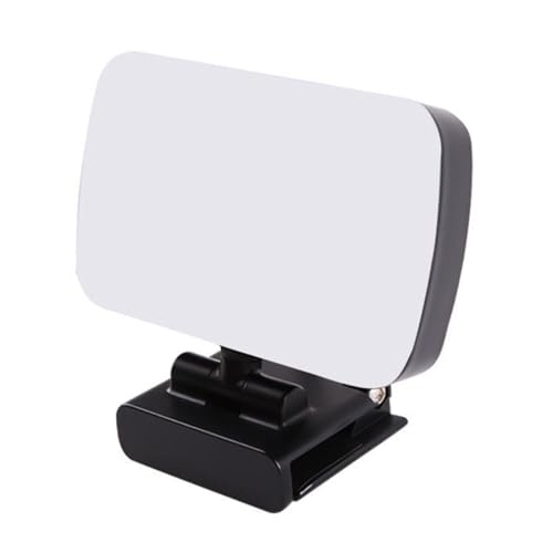 COLLBATH Lámpara de Luz LED para Videoconferencias Portátil Brillo de Ángulo Horizontal y Vertical Clip para Portátil para Streaming Maquillaje y Reuniones Online