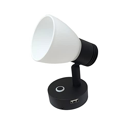 Lampe de lecture LED 12V 24V camping-car liseuse USB bateau caravane orientable MARVIX