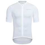 Wildto Fahrradtrikot Herren Kurzarm Radtrikot Schnell Trocknen Atmungsaktive MTB Rennrad Trikot Weiß M