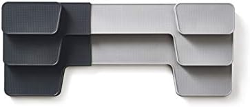 Joseph Joseph CupboardStore - Expandable Tiered Kitchen Cupboard Organiser Shelf Storage Rack - Grey