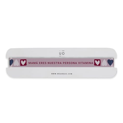 UO Pulsera de Tela con mensaje Mamá, eres nuestra persona vitamina. Pulsera con...