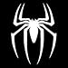 Spiderman Spider Logo Vinyl Decal Sticker|Cars Trucks Vans Walls Laptops|WHITE|5.5 In|KCD759