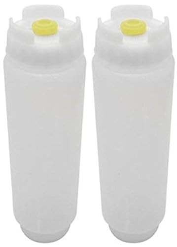 FIFO - 16 oz Squeeze Plastic Bottle For Kitchen (2-Pack)