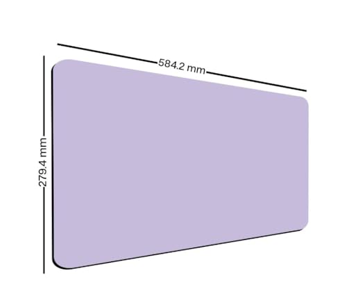 Image of On Trend Premium Extended Mouse Pad, Large Premium Desk Mat Anti Skid Rubber Base for Desktop Laptop PC Office Gaming (Size- 23 X 11 x 0.12 Inch) (Light Purple)