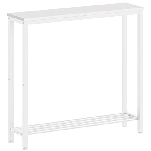 YATINEY Konsolentisch schmal, 2-stufiger Beistelltisch,...