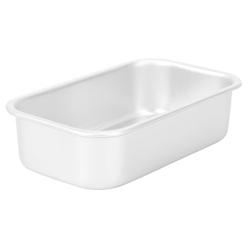 CALLARON Aluminium Loaf Pan Bread Pans Non-Stick Cake Mold Cheesecake Baking Mold Rectangular Baking Pans Kitchen Bakeware Baking Accessory 12 x 7 x 3 cm