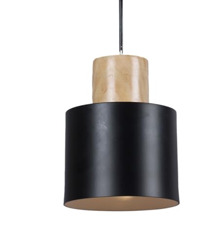 Image of MONI Lights Hanging Tulip Cone Disc Ceiling Light Lamp Home Decor Items, Hanging Ceiling Decorative Chandelier Home, Living Room, Indoor Outdoor Jhumar Lighing NWML 0111BKBK Black