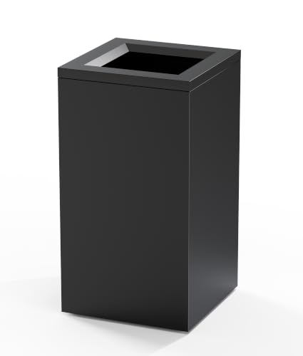 Chantmo 23-Gallon Commercial Steel Trash Can with Removable Inner Bucket for Indoor Sorting