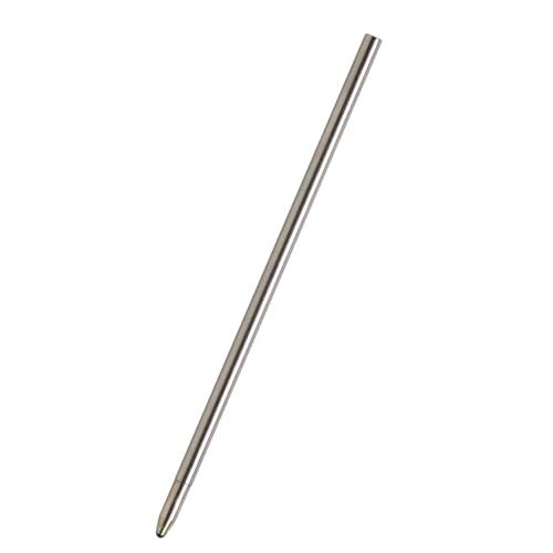 Recharge pour stylo bille 1mm en métal noir pour une écriture fluide élégante