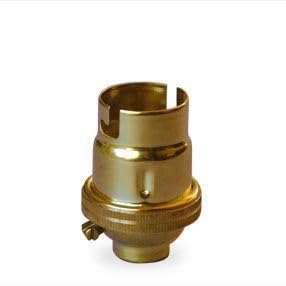 Lamps And Lights Brass Lampholder Bayonet Cap (,10Mmfemalethreadedentry)