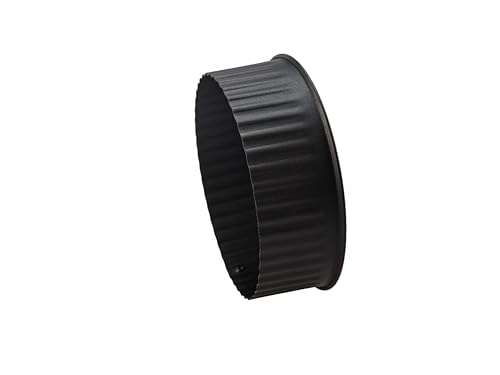 LKQI Replacement 6 in Black Stove Pipe Clean Out Tee Cap with Crimp 24 Gauge Fits Models：BM0151 6527618 by LKQI - Used condition - Image 8